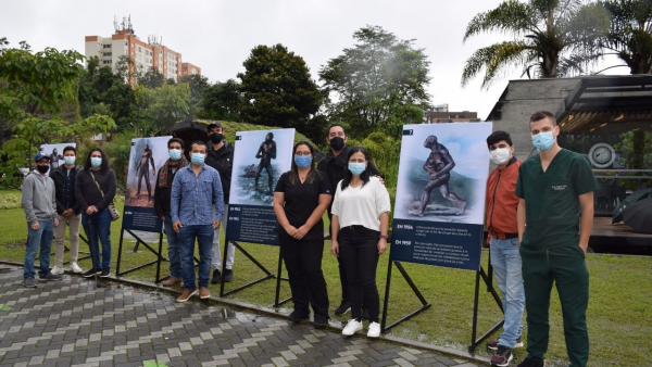 Exposición en la UAM sobre la evolución de la marcha del cuerpo humano uam