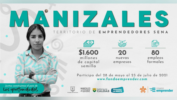 Convocatoria para emprendedores de Manizales