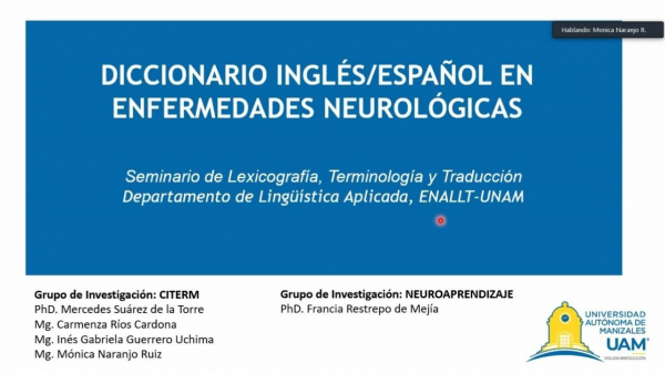 Diccionario inglésespañol en enfermedades neurológicas creado por la UAM Diccionario inglésespañol en enfermedades neurológicas creado por la UAM