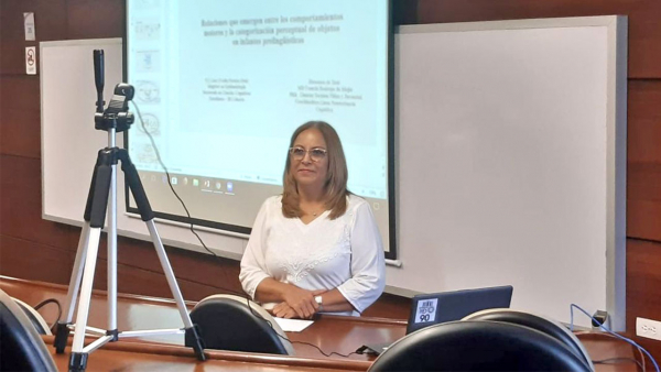 Lucy Evelin Pereira Ortiz, estudiante del Doctorado en Ciencias Cognitivas