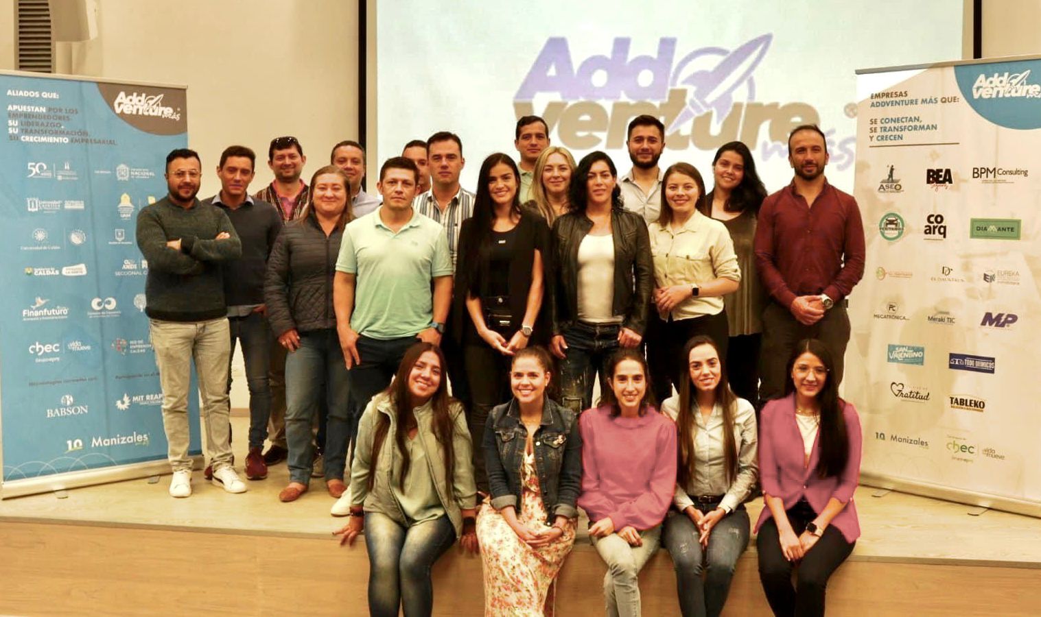 16 empresas hacen parte del grupo de emprendedores seleccionados para iniciar el proceso de formación que impulsen su crecimiento a través del programa Addventure Más, de Manizales Más