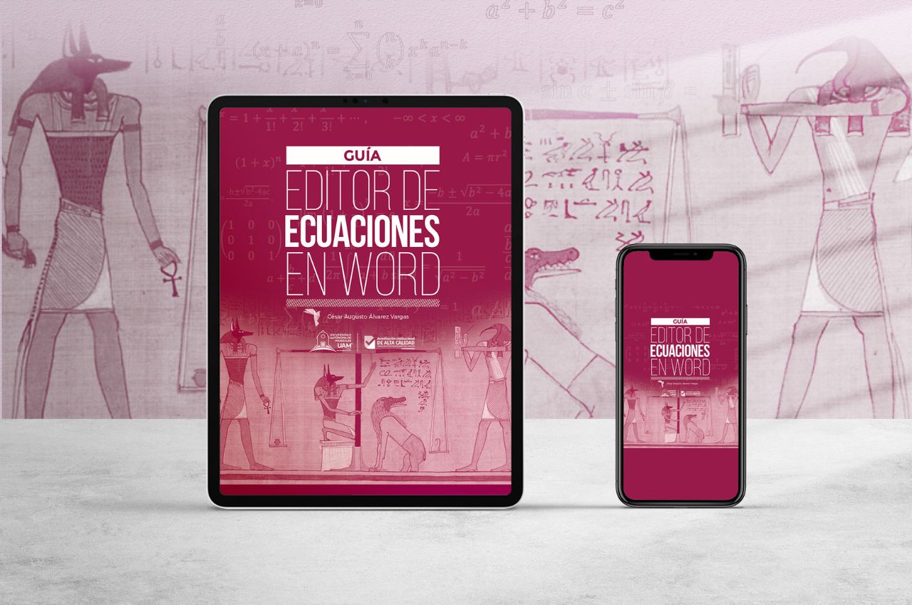 Guía Editor de ecuaciones en word en Catálogo Web Editorial UAM