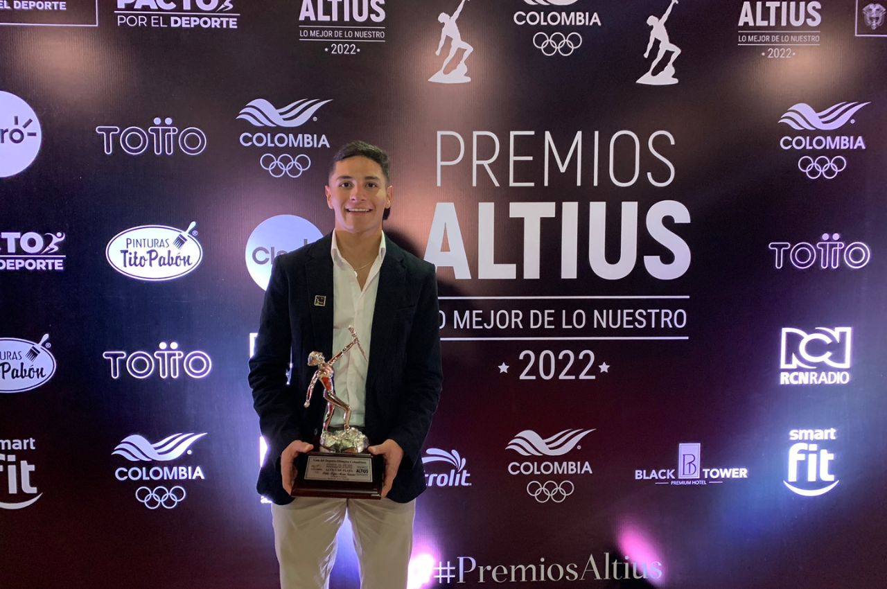 Ganador del Premio Altius de Plata del Comité Olímpico Colombiano