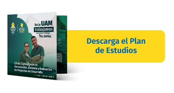 Especialización en Formulación Gerencia y Evaluación de proyectos de Desarrollo