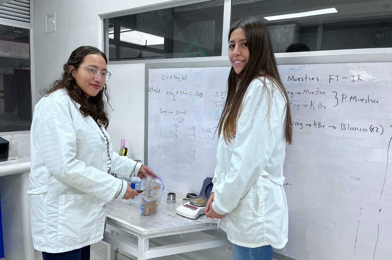 Estudiantes chilenas realizan pasantía de investigación sobre nanopartículas.