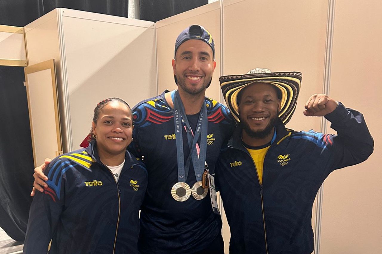 Fisioterapeuta UAM impulsa a Colombia hacia la gloria olímpica en París 2024. Fisioterapeuta UAM impulsa a Colombia hacia la gloria olímpica en París 2024.
