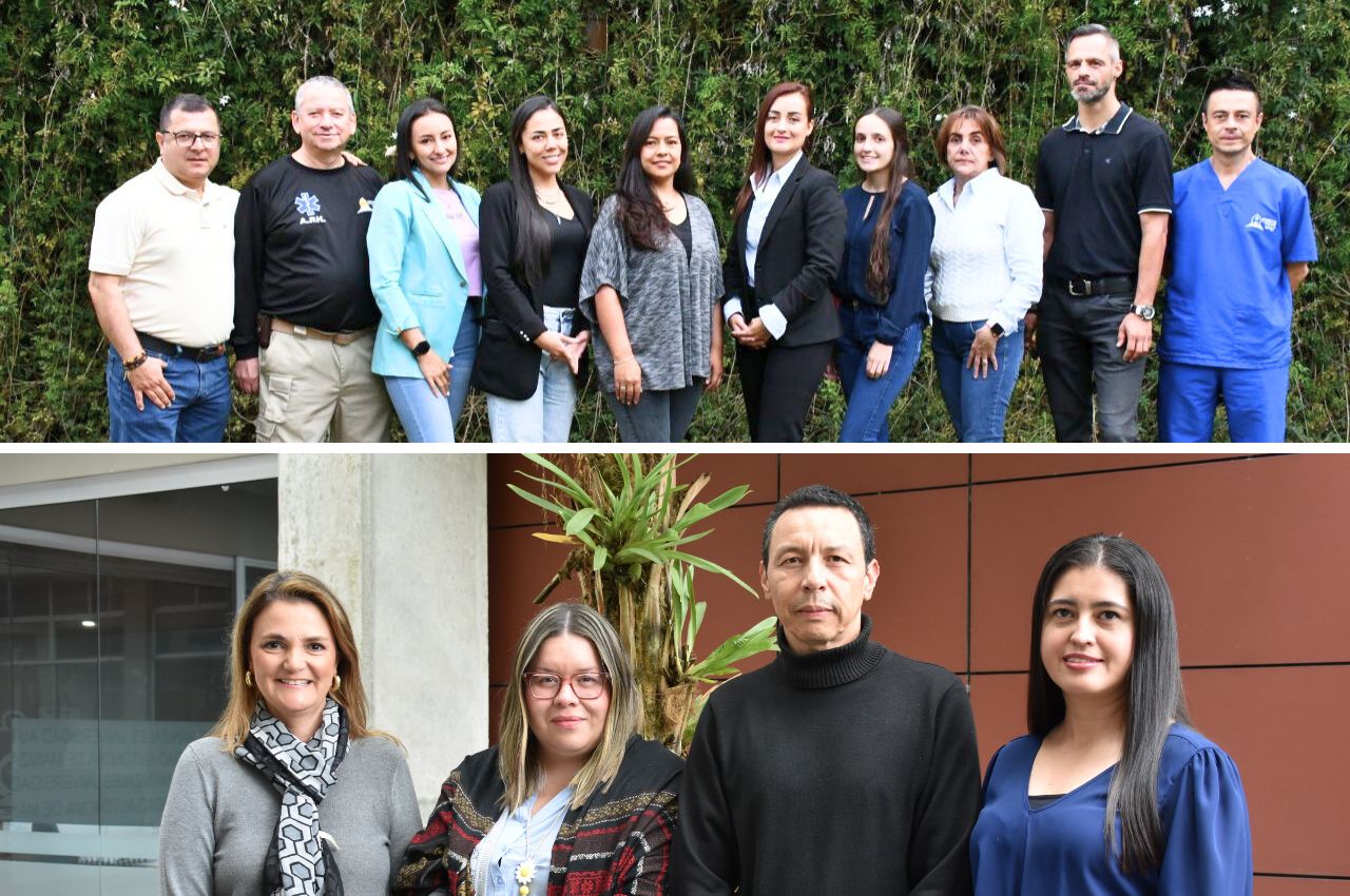 Postúlate y pertenece al CoCoLa o al COPASST UAM Personas de los comités posando CoCoLa