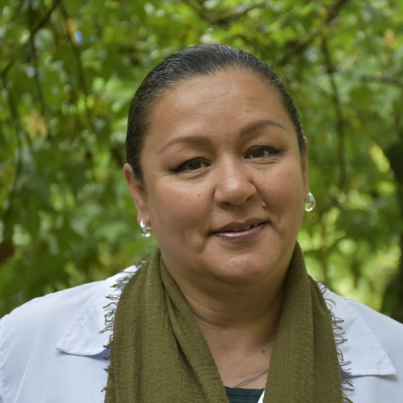 Olga Janet Arenas, Auxiliar biblioteca
