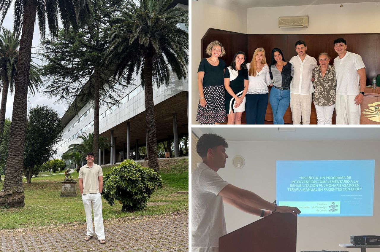 Camilo Andrés Peña Chantre, graduado UAM del programa de Fisioterapia. Graduado UAM gana beca de la Fundación Carolina para estudiar en España