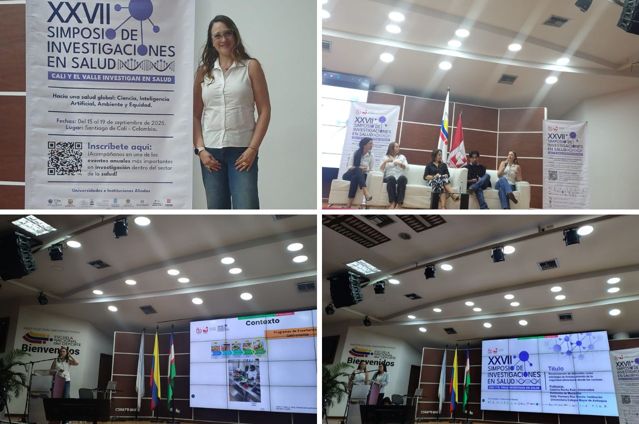 Ponencia sobre seguridad alimentaria en Simposio de Salud