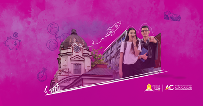 Estudiantes de administración de empresas en cúpula