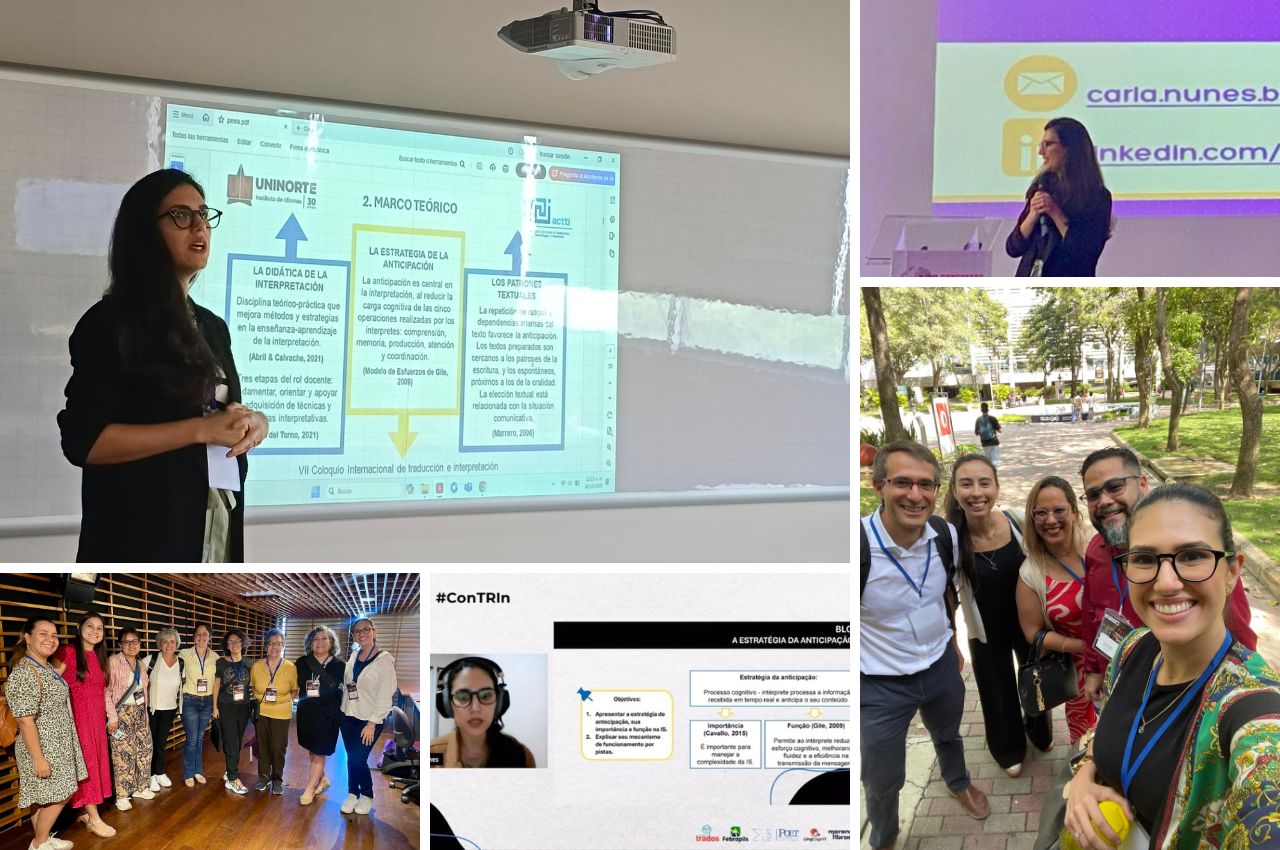 Graduada UAM en congresos internacionales de traducción e interpretación