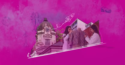 Estudiantes de Diseño de Modas trabajando