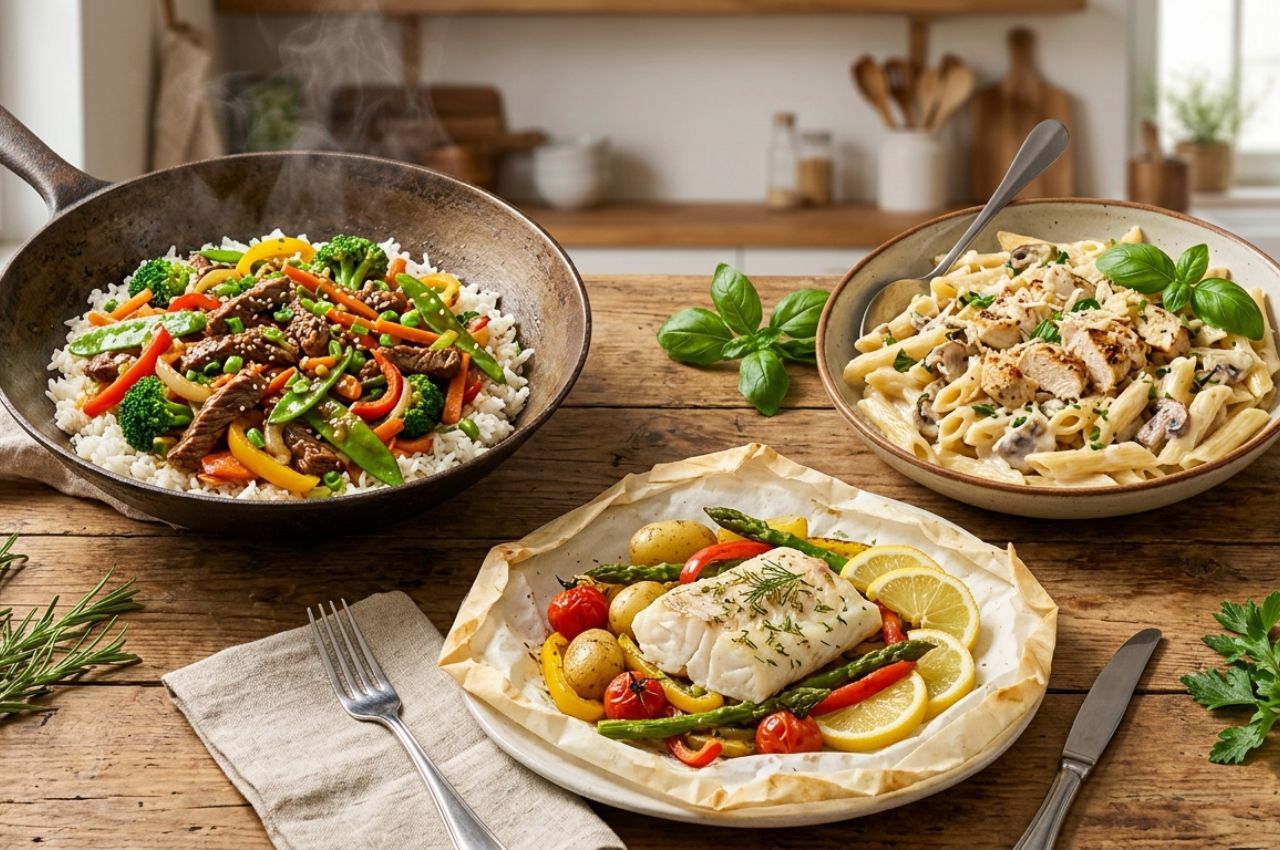 Almuerzos rápidos y saludables: 3 recetas fáciles 