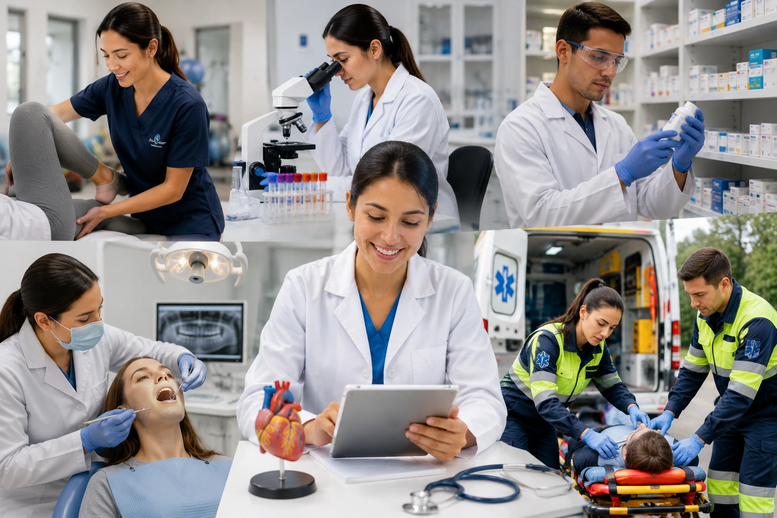Carreras de la salud mejor pagadas en Colombia