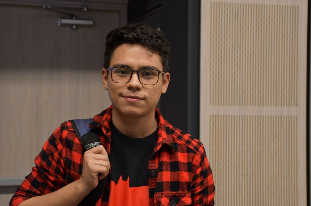 Luis Herrera García, estudiante de Ingeniería Biomédica