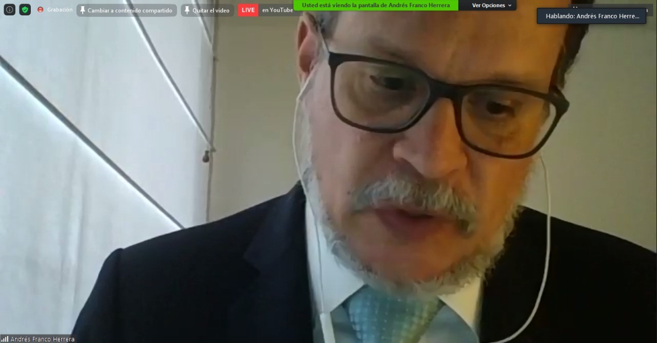 Andrés Franco Herrera, biólogo Marino de la Universidad de Bogotá Jorge Tadeo Lozano