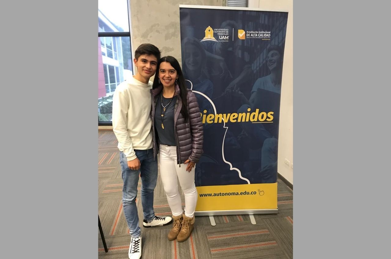 Andrea Suárez Salazar y David Gutiérrez López, del Colegio León de Judá