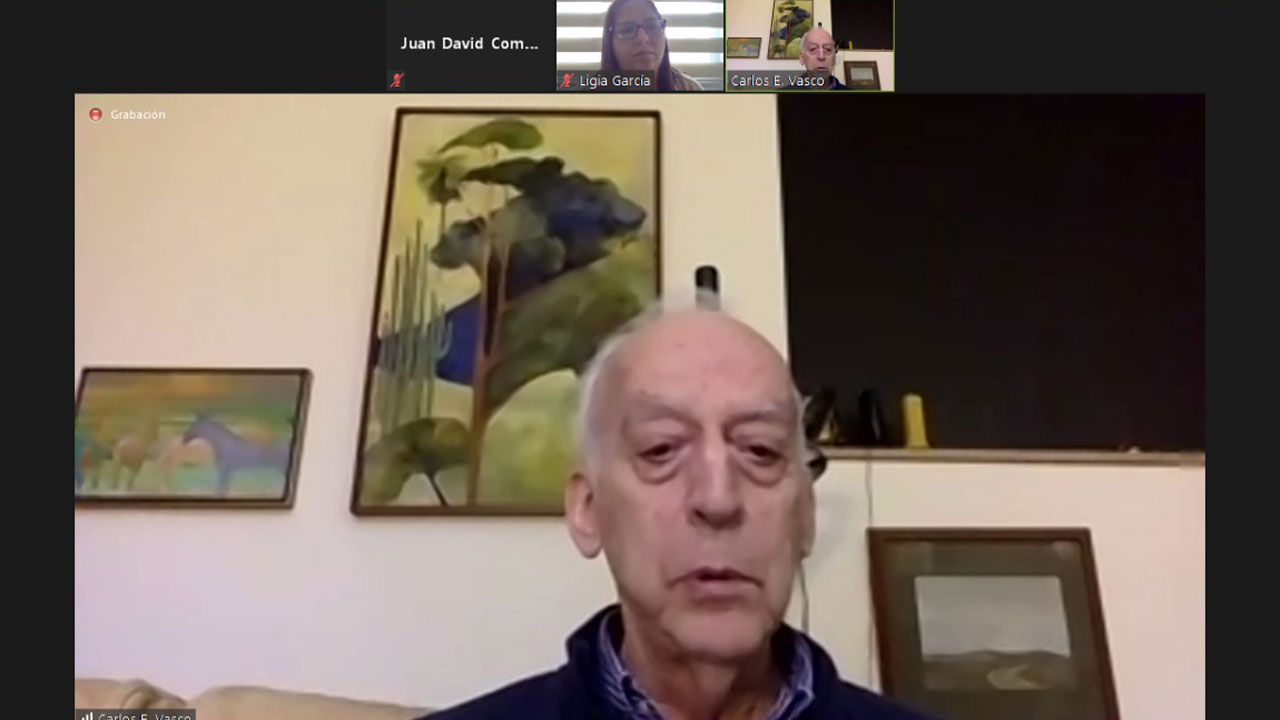 Carlos Eduardo Vasco, Magíster en Física (M.Sc_.-Physics) y doctor en Matemáticas (Ph.D.-Mathematics)