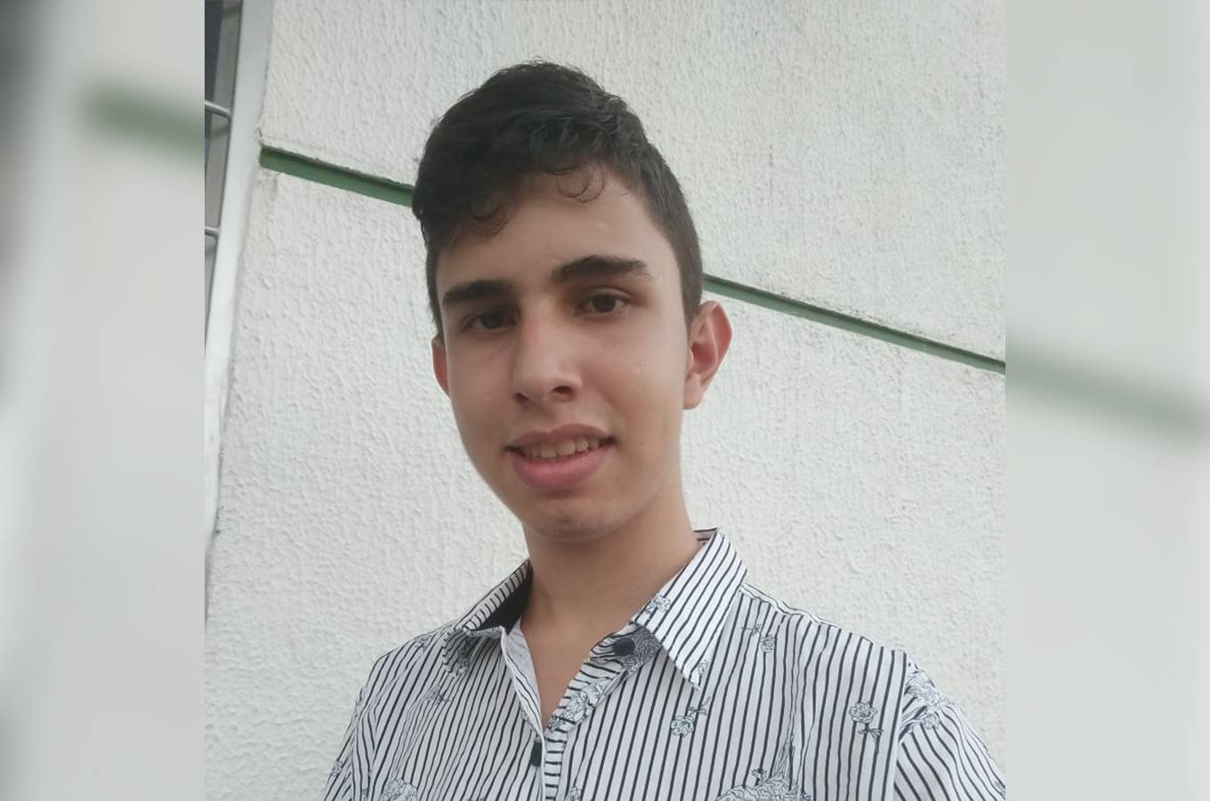 Diego Alejandro Sánchez Cortés, de Florencia, Caquetá, estudiante de Ingeniería Biomédica_