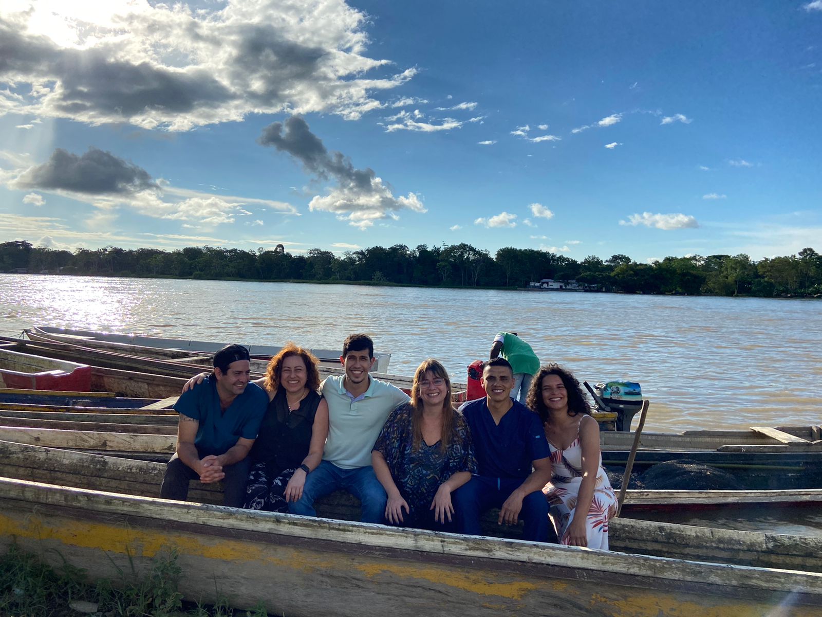 Felipe, Gloria Isabel, John, Olga, Dídier y Dilia uam