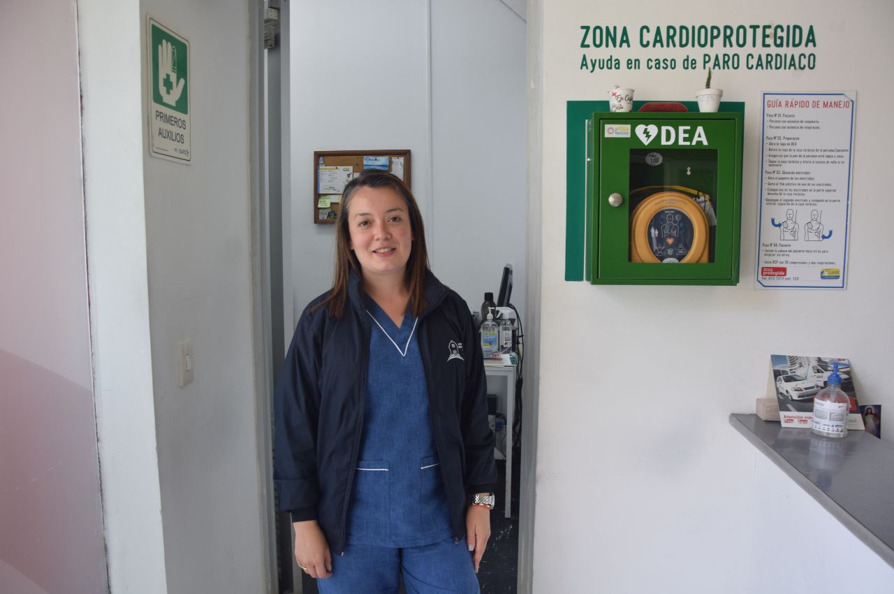 Luisa Fernanda Cuéllar Botero, especialista en Administración en Emergencias y Desastres y APH auxiliar de Seguridad y salud en el trabajo de la UAM.