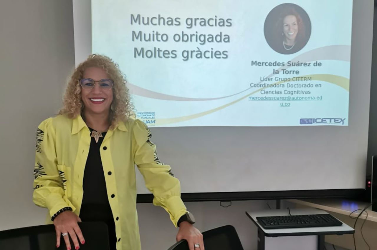 María Mercedes Suárez fue una de las docentes de la UAM que participó en este simposio.