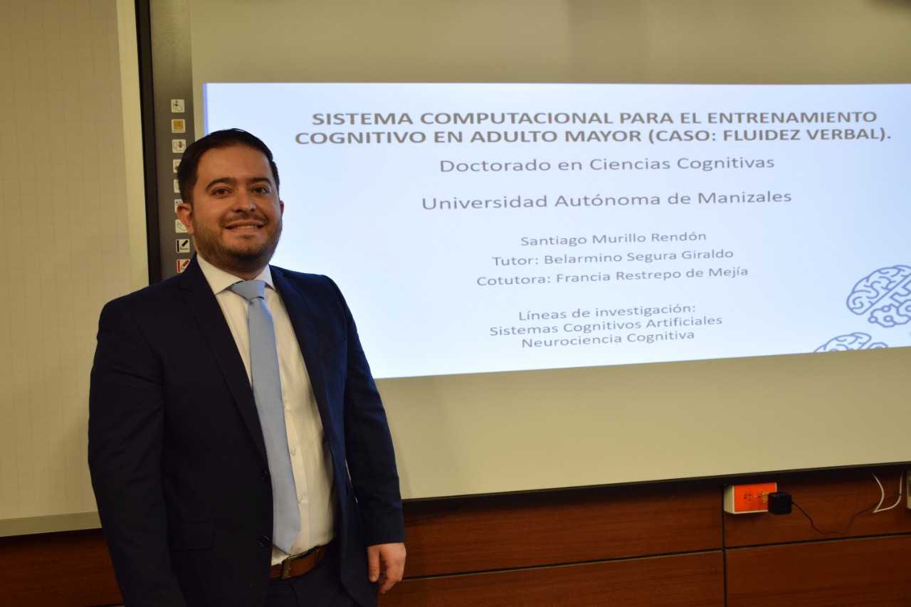 Santiago Murillo Rendón, estudiante del  Doctorado en Ciencias Cognitivas