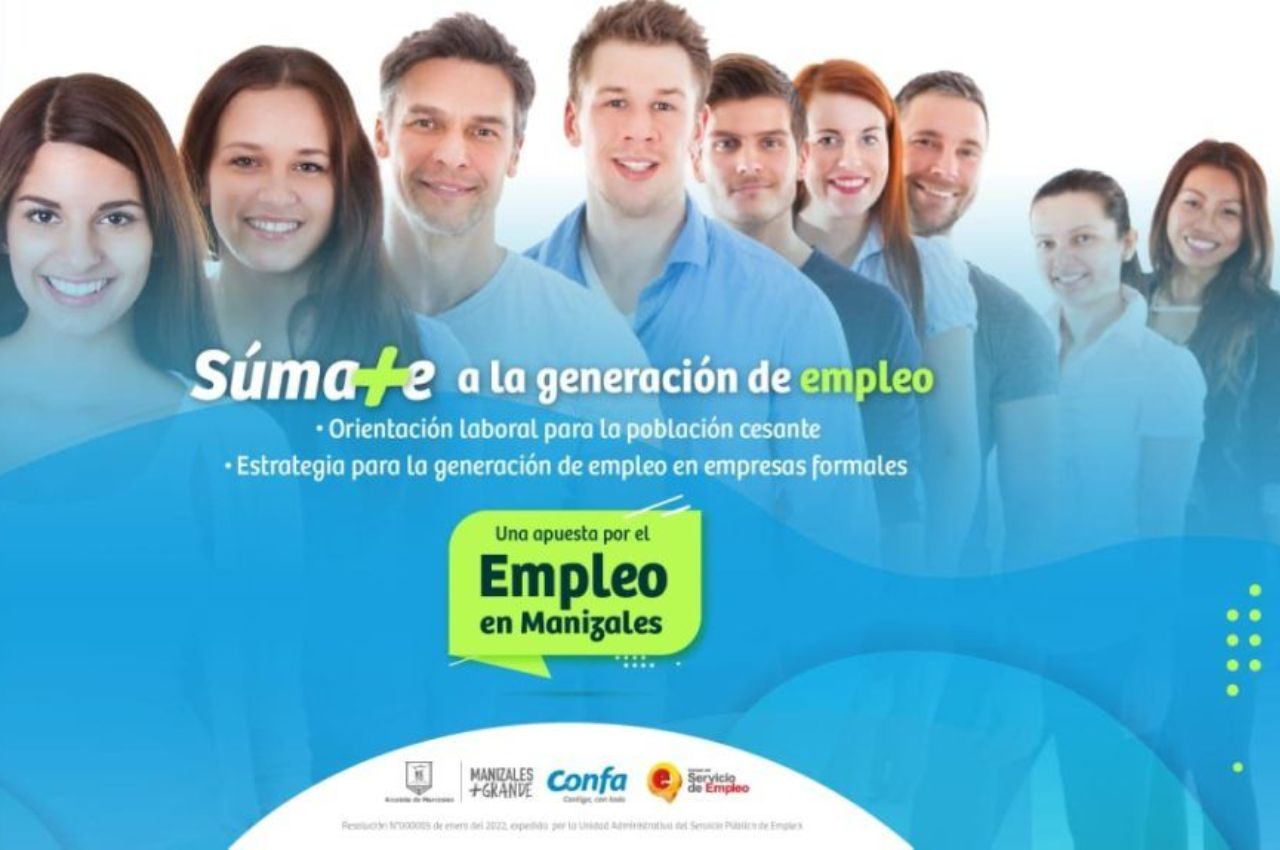 Súmate, iniciativa de empleo en Manizales