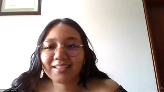 Tatiana Andrea Villanueva Mateus, estudiante de la Maestría en Ingeniería de la Universidad Autónoma de Manizales (UAM)