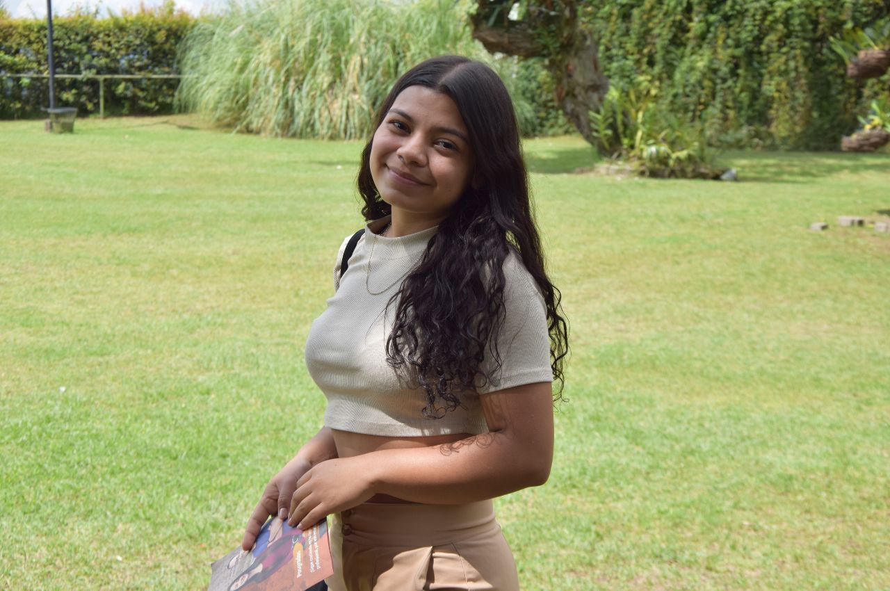  Sara Ortega España, estudiante de Trabajo Social de la Universidad Mariana de Pasto