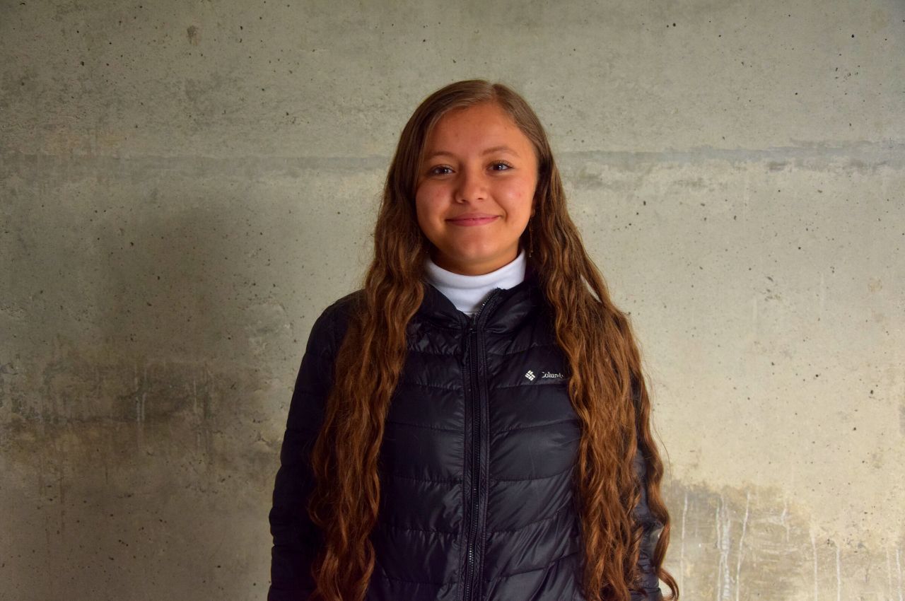 Valentina Mazo, estudiante del colegio Leonardo Davinci y participante del Introducción a las Ciencias Políticas