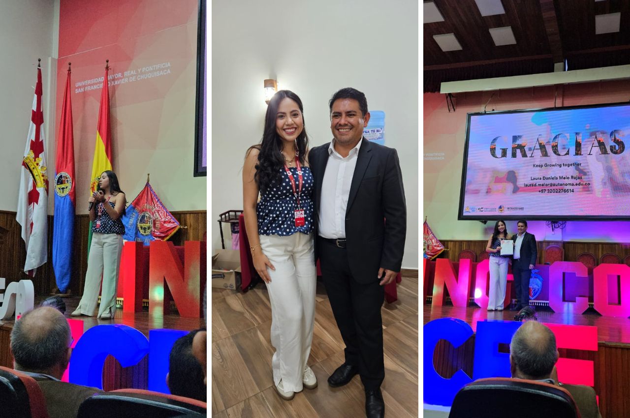 Reconocimiento a Laura Melo, en evento académico internacional