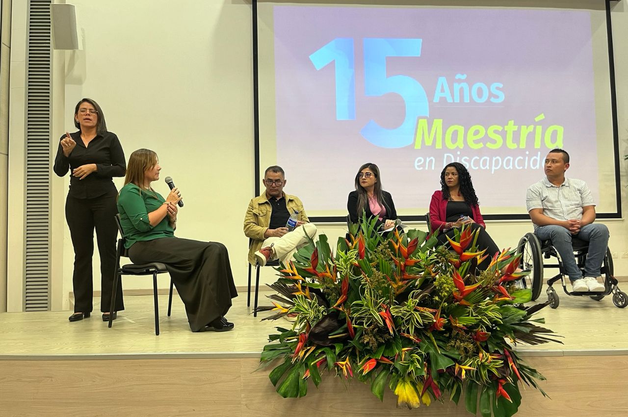 Conversatorio en la celebración de la Maestría en Discapacidad de la UAM.