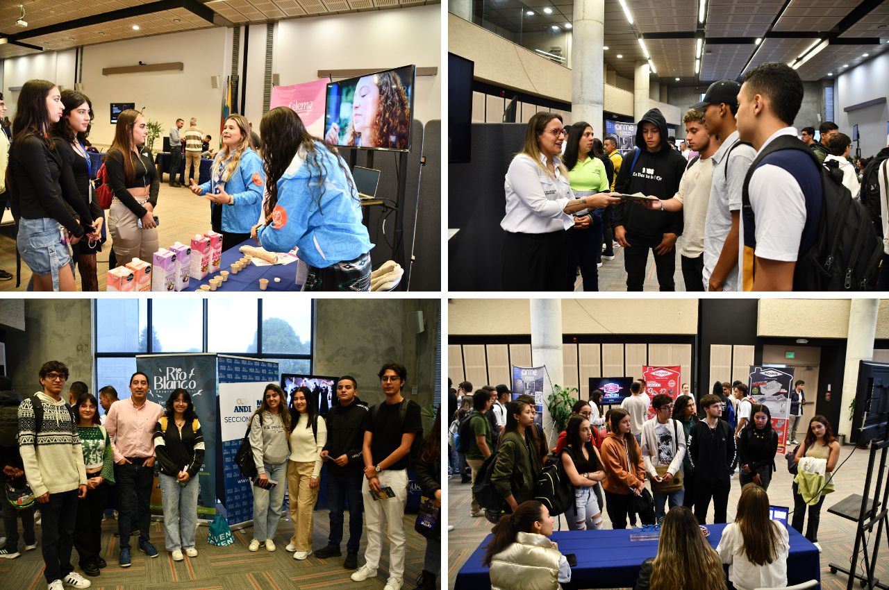 En el Auditorio Mario Calderón Rivera de la UAM se realizó la Feria Empresarial.