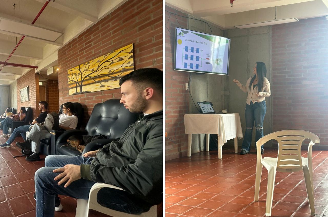 Estudiantes de Ingeniería Electrónica realizan diversas actividades en este hogar.