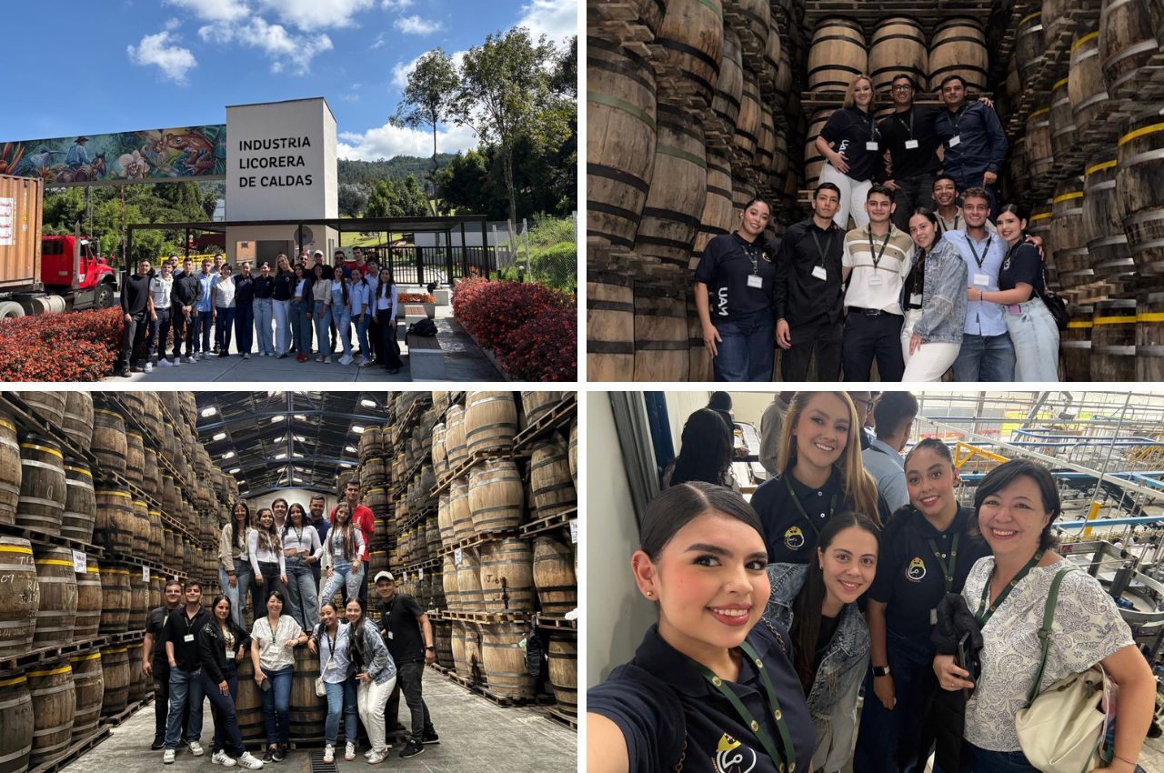 La Industria Licorera de Caldas recibió a los estudiantes.