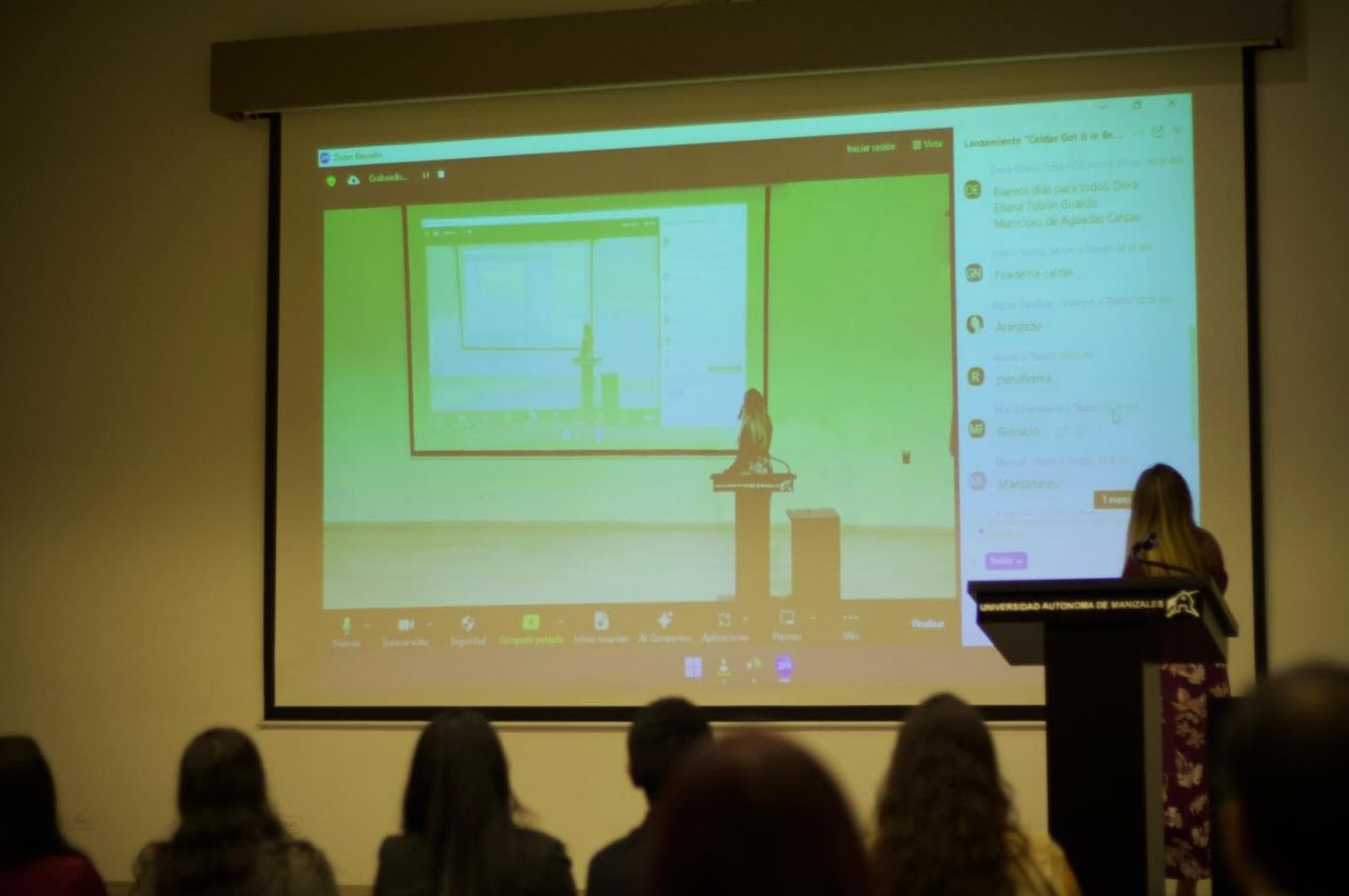Programa de inglés para estudiantes, gracias a la UAM y a la Gobernación de Caldas.
