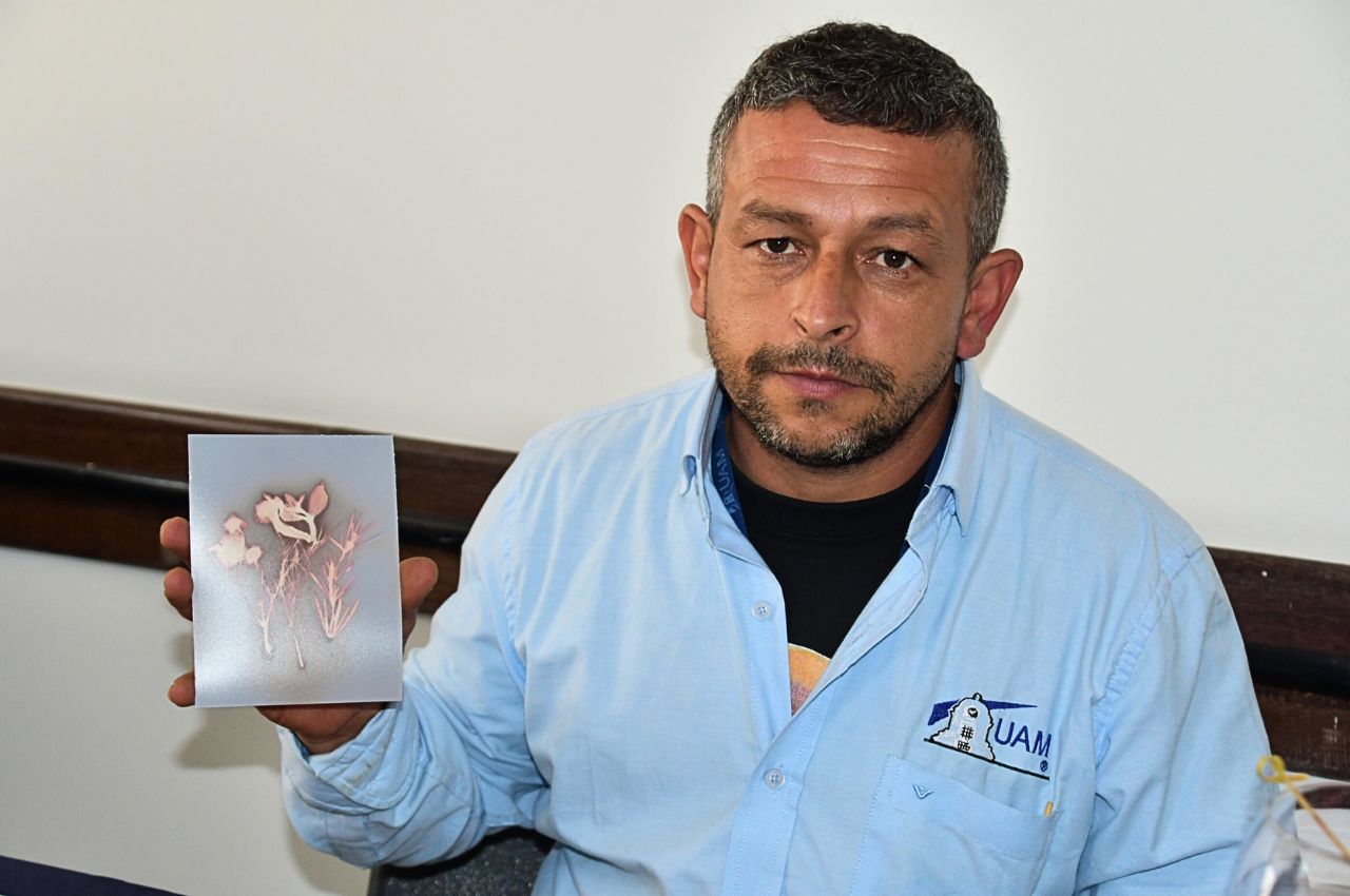 Edwin Naranjo, jardinero de la UAM.