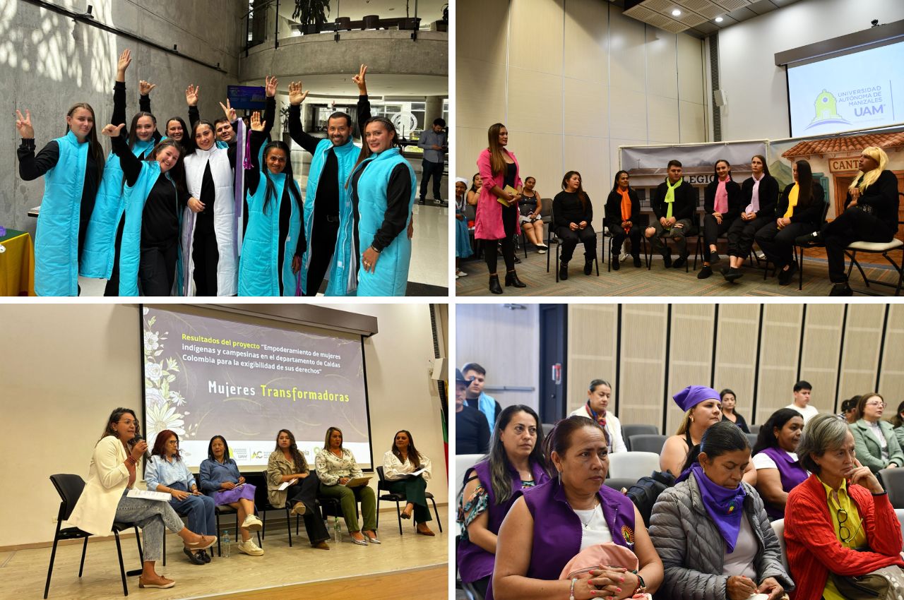 El evento de Mujeres Transformadoras se llevó a cabo en la Universidad Autónoma de Manizales.