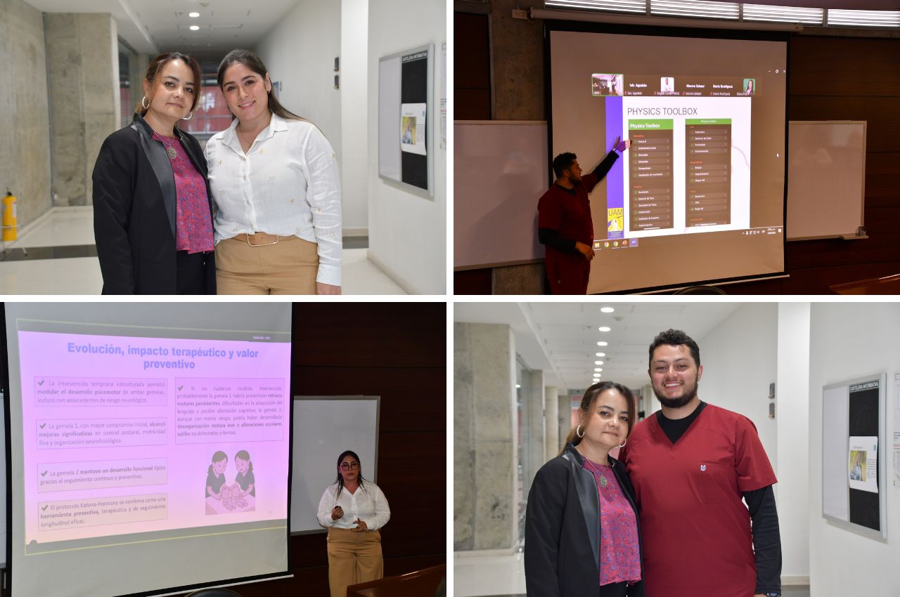 Estudiantes de Maestría en Neurorehabilitación UAM presentado sus informes de pasantías