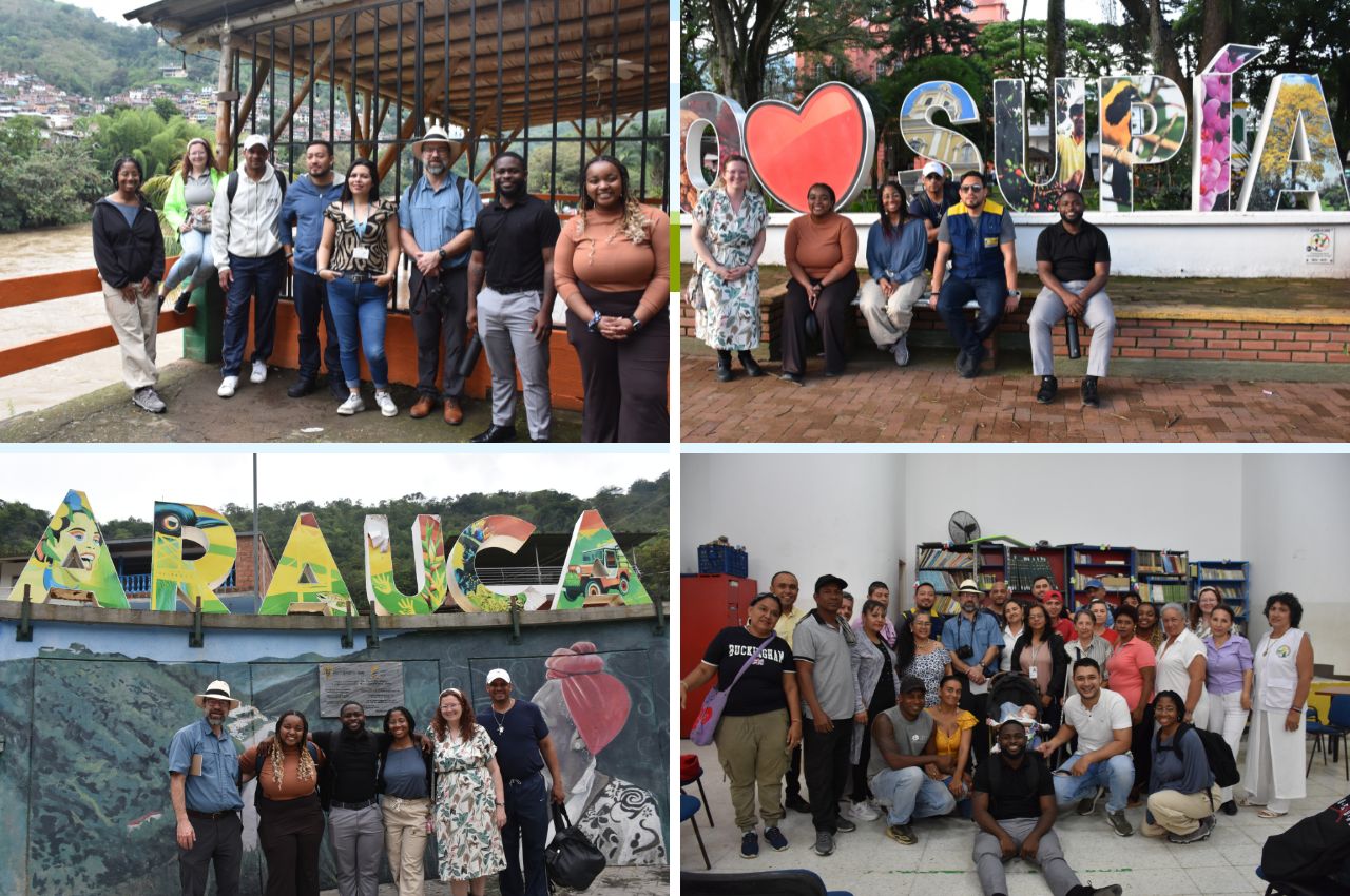 La delegación de la Universidad de Lincoln y la UAM visitaron Arauca y Supía.