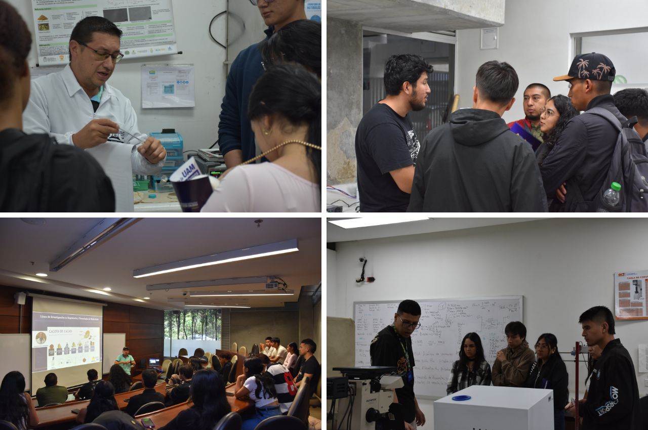 Estudiantes de la Universidad del Cauca en la UAM.