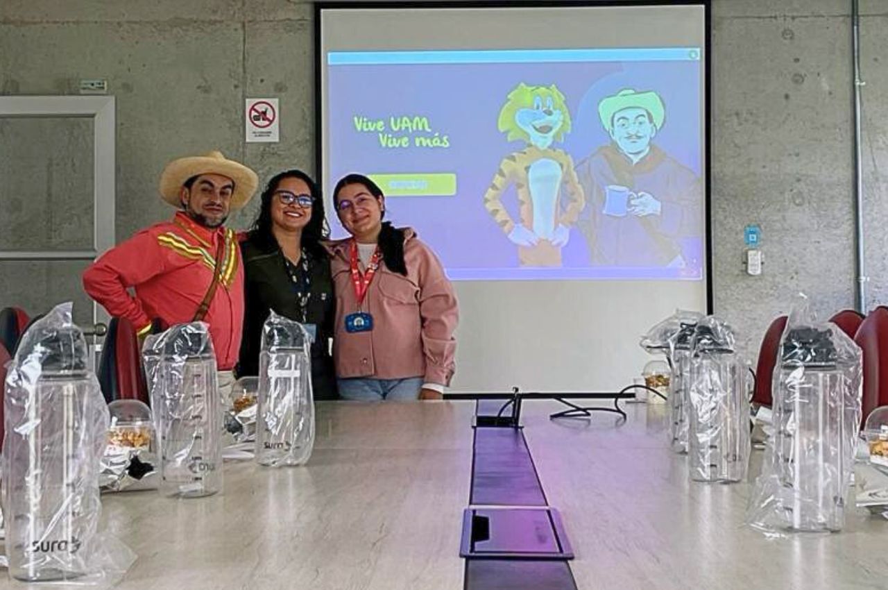 Integrantes de la Vicerrectoría de Desarrollo Humano y Bienestar encargados de la estrategia. 