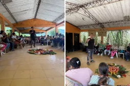 Estudiante de maestría apoya proyecto con mujeres indígenas y campesinas. Juan Daniel Caicedo, estudiante de maestría de la UAM.