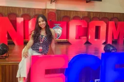 Estudiante UAM en evento académico internacional