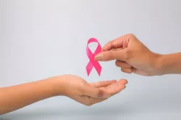 Octubre: mes rosa por la prevención del cáncer de mama Símbolo cáncer de mama