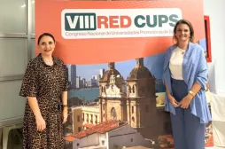 La UAM estuvo presente en el VIII Congreso Nacional de REDCUPS Diana García y Claudia Patricia Henao en el Congreso de REDCUPS