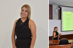 Estudiante de Doctorado en sustentación sobre modelos mentales