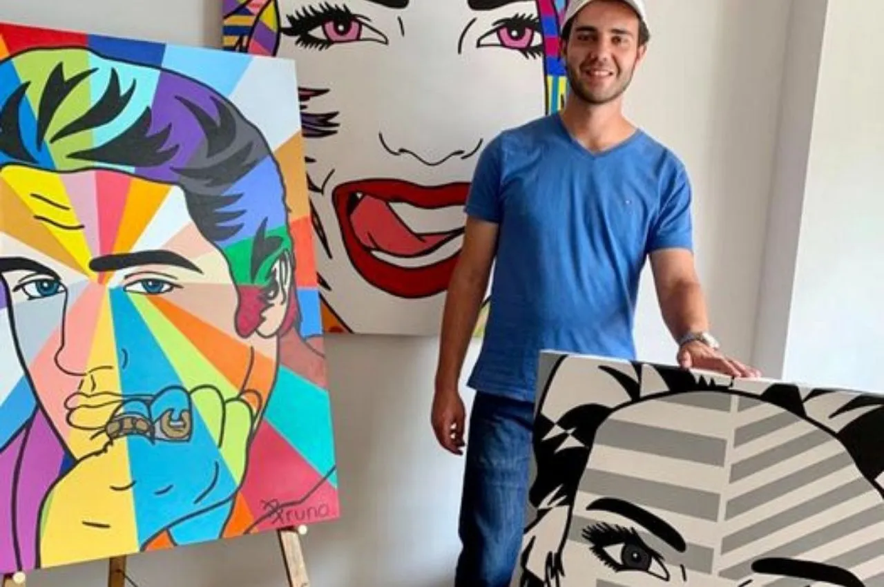 Bruno Ángel, estudiante de la UAM es artísta